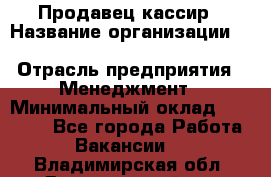 Продавец-кассир › Название организации ­ Southern Fried Chicken › Отрасль предприятия ­ Менеджмент › Минимальный оклад ­ 40 000 - Все города Работа » Вакансии   . Владимирская обл.,Вязниковский р-н